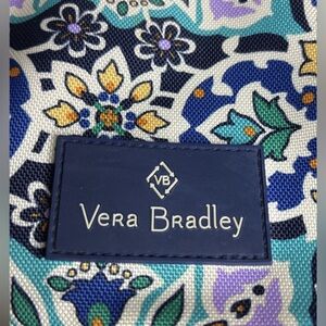 Vera Bradley Lisbon Medallion Cool Multicolor Floral Crossbody Purse
